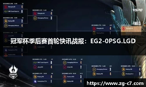 冠军杯季后赛首轮快讯战报：EG2-0PSG.LGD